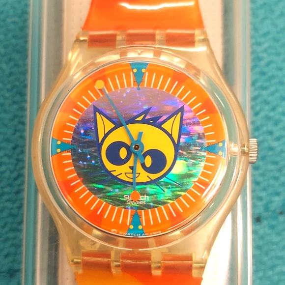 Swatch Watch SPACE MOUSE GK323 2000 Standard gents Swiss Made Rare Quartz - Picture 1 of 9